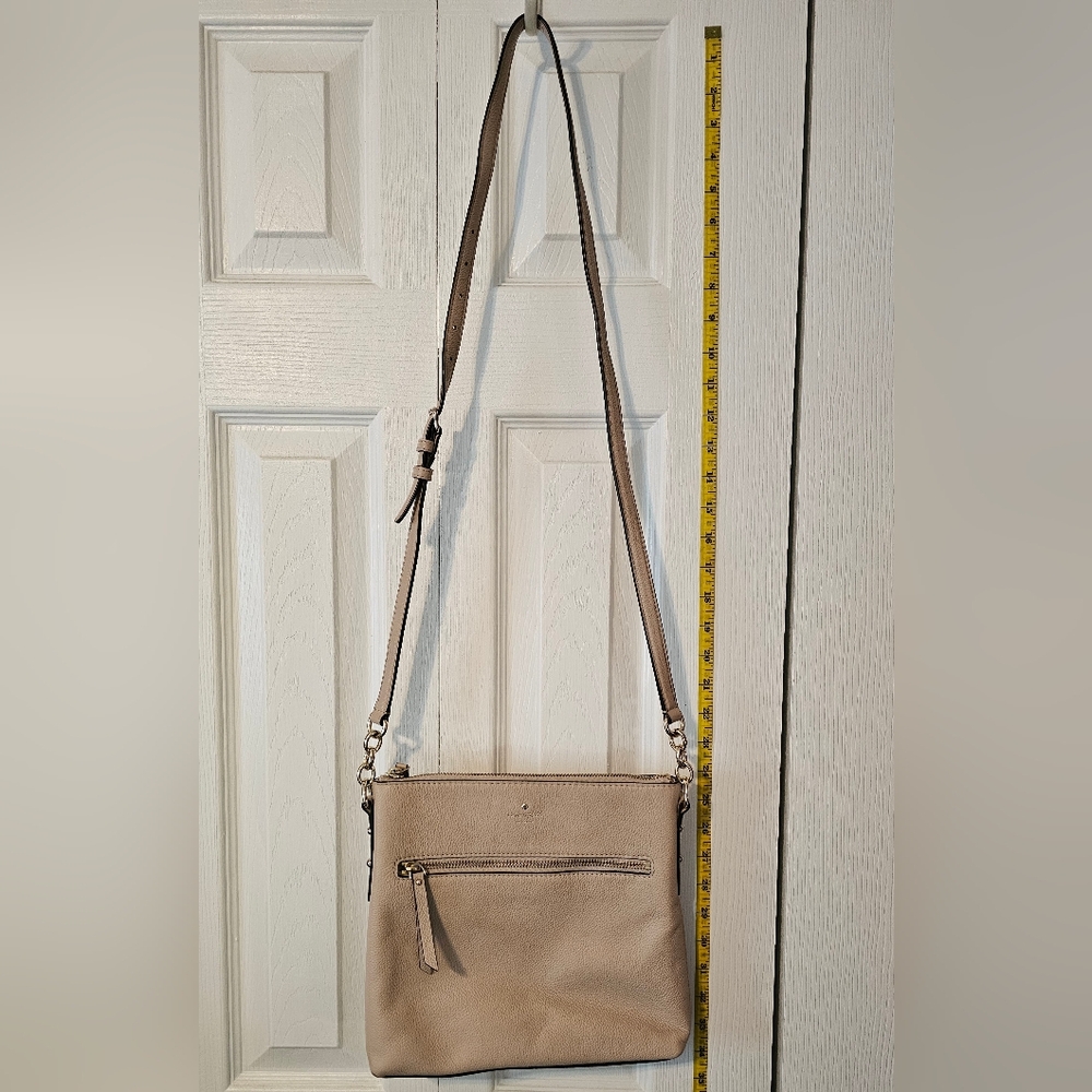 Kate Spade Soft Pebbled Leather Tan Cross Body